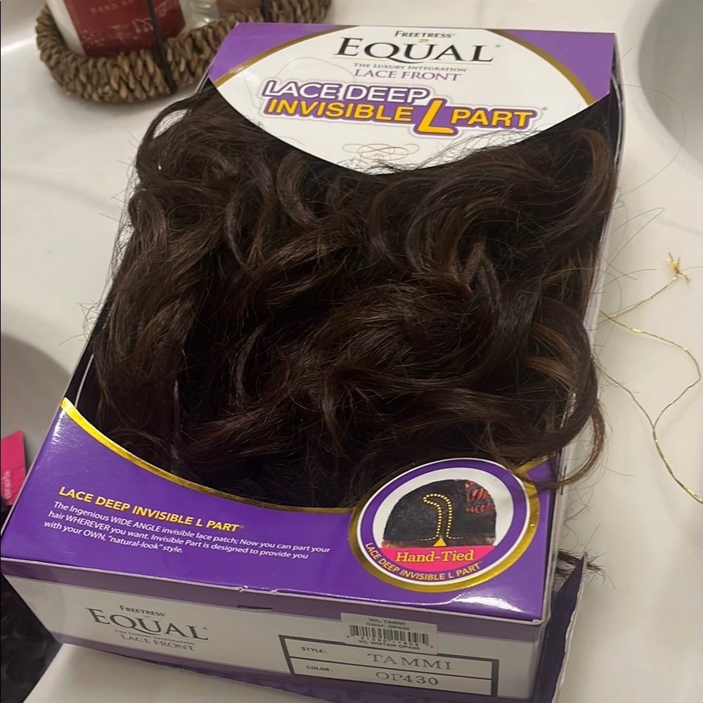 Lace Front Wig - Brown